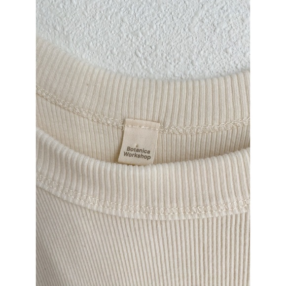 NWOT Botanica Workshop Rhea Rib Dress // Natural Organic Cotton - Picture 7 of 10